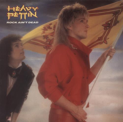 Heavy Pettin Rock Ain't Dead - Promo Stamped vinyl LP album (LP record) UK HEVLPRO857827