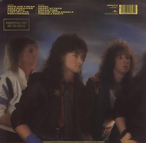 Heavy Pettin Rock Ain't Dead - Promo Stamped vinyl LP album (LP record) UK HEVLPRO857827