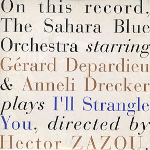 Hector Zazou Sahara Blue CD single (CD5 / 5") Austrian HKCC5SA303254