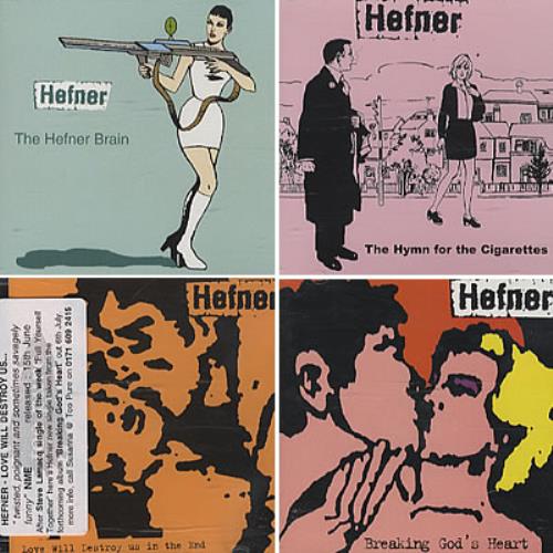 Hefner Collection of CD Album/Singles CD album (CDLP) UK HFNCDCO308618
