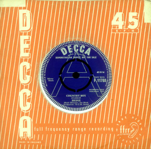 Heinz Country Boy - A Label Demo 7" vinyl single (7 inch record / 45) UK ZNI07CO512591