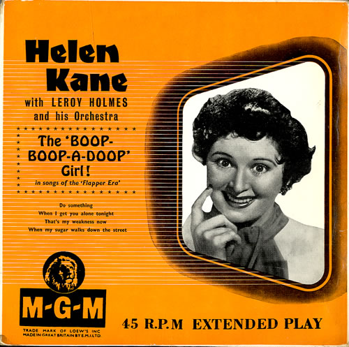 Helen Kane The Boop-Boop-A-Boop Girl 7" vinyl single (7 inch record / 45) UK HM907TH551114