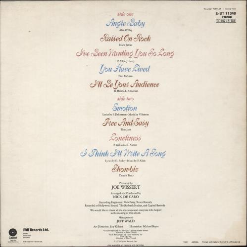 Helen Reddy Free And Easy vinyl LP album (LP record) UK HRELPFR366367