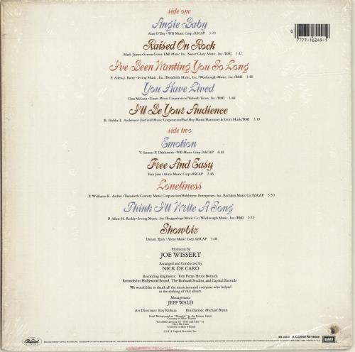 Helen Reddy Free And Easy vinyl LP album (LP record) US HRELPFR689410