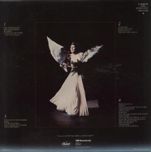 Helen Reddy Live In London vinyl LP album (LP record) UK HRELPLI317235