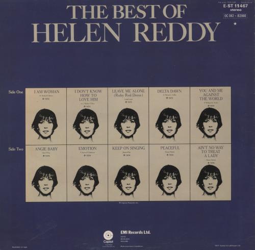 Helen Reddy The Best Of Helen Reddy + Insert - EX vinyl LP album (LP record) UK HRELPTH686929