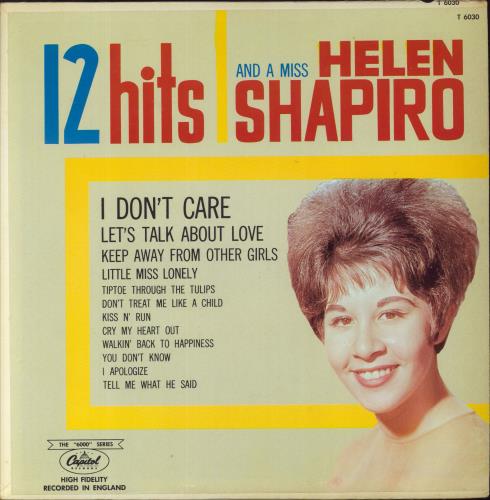 Helen Shapiro 12 Hits And A Miss vinyl LP album (LP record) Canadian HESLPHI833038