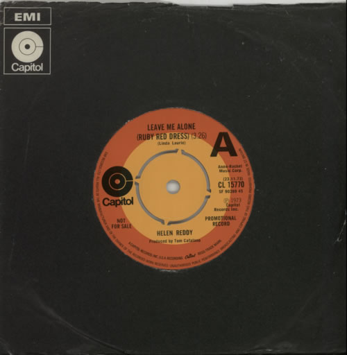 Helen Reddy Ruby Red Dress
