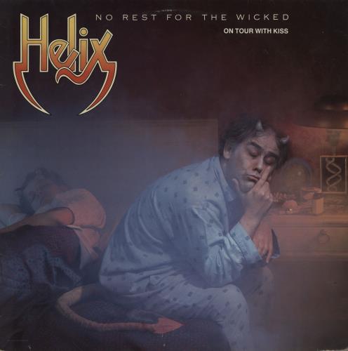 Helix No Rest For The Wicked vinyl LP album (LP record) Dutch HLXLPNO753804