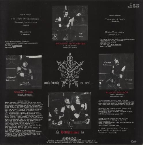 Hellhammer Apocalyptic Raids - 4th vinyl LP album (LP record) German 0EWLPAP860119