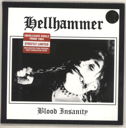Hellhammer Blood Insanity - Picture Disc 7" vinyl picture disc (7 inch picture disc single) German 0EW7PBL729692