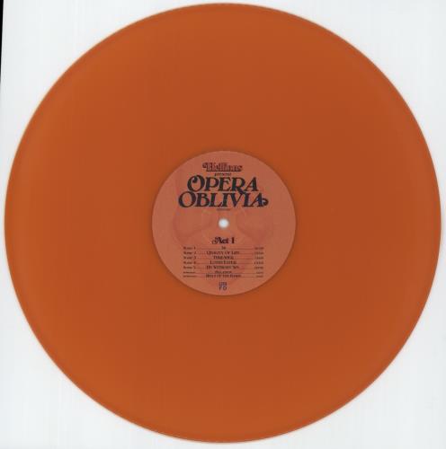 Hellions Opera Oblivia - Orange Vinyl vinyl LP album (LP record) Australian 9ZOLPOP873395