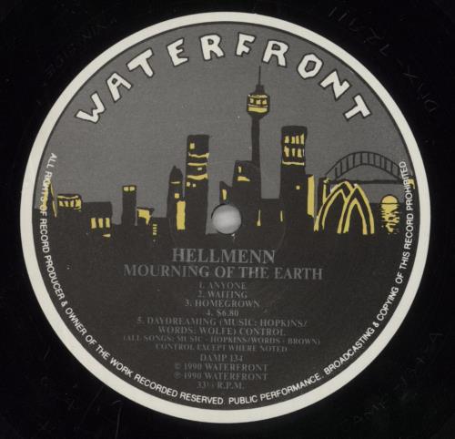Hellmenn Mourning Of The Earth vinyl LP album (LP record) Australian 87LLPMO863038