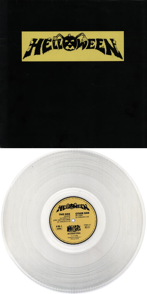 Helloween Dr. Stein EP - Clear Vinyl 12" vinyl single (12 inch record / Maxi-single) German HLO12DR571133