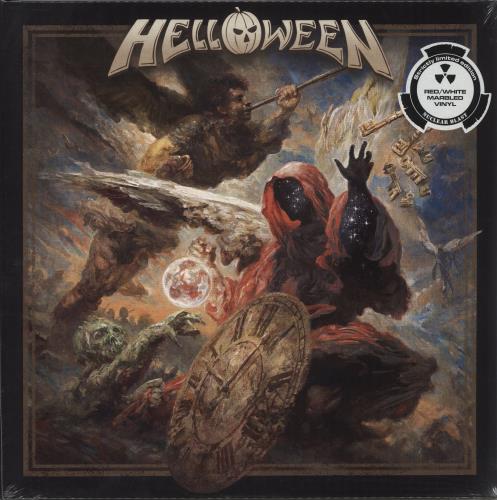 Helloween Helloween - Red/White Marbled Vinyl - Sealed 2-LP vinyl record set (Double LP Album) German HLO2LHE871838