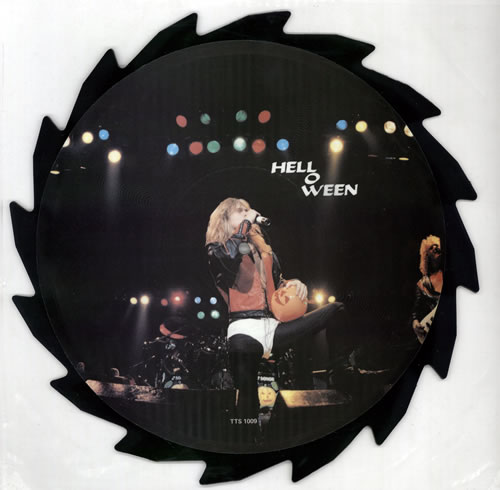 Helloween Interview Picture Disc shaped picture disc (picture disc vinyl record) UK HLOSHIN571205