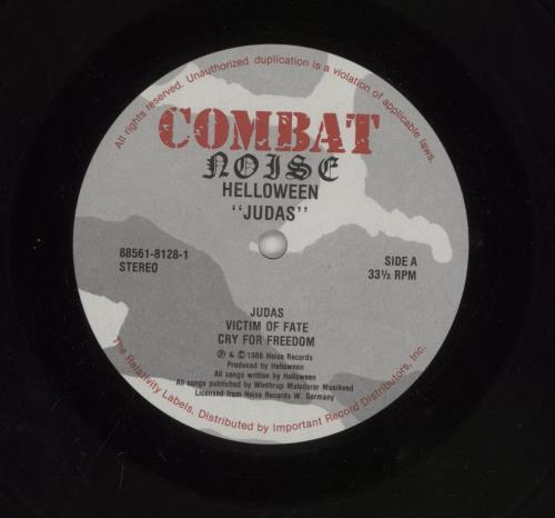 Helloween Judas 12" vinyl single (12 inch record / Maxi-single) US HLO12JU672235