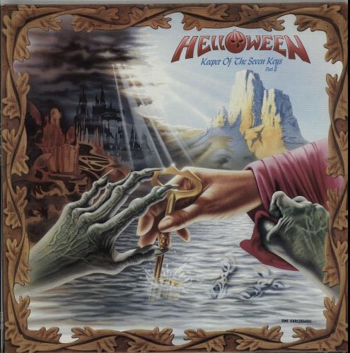 Helloween Keeper Of The Seven Keys Part I & II 2-LP vinyl record set (Double LP Album) German HLO2LKE653859