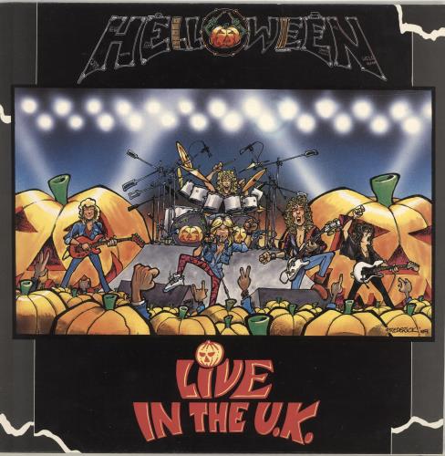 Helloween Live In The U.K. vinyl LP album (LP record) Spanish HLOLPLI688779
