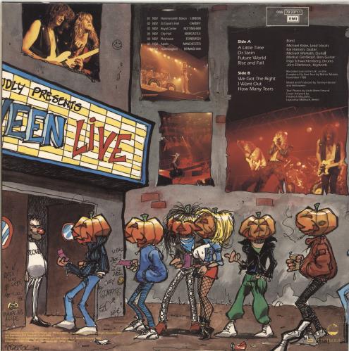 Helloween Live In The U.K. vinyl LP album (LP record) Spanish HLOLPLI688779