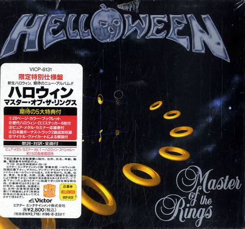 Helloween Master Of The Rings CD album (CDLP) Japanese HLOCDMA197277