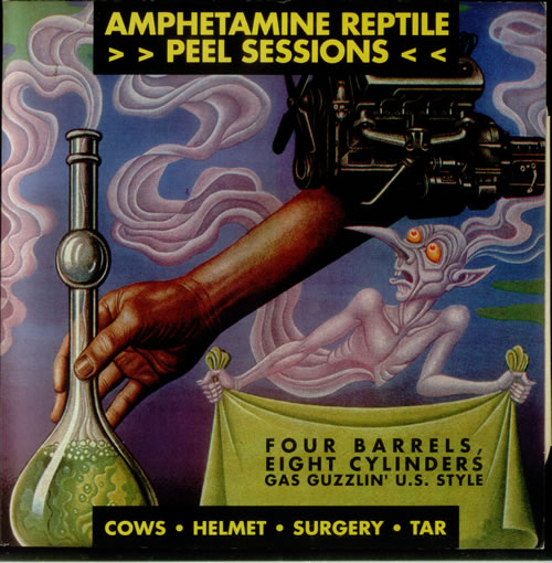 Helmet Amphetamine Reptile - Peel Sessions - Blue vinyl 12" vinyl single (12 inch record / Maxi-single) UK HLM12AM548575