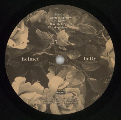 Helmet Betty 10" vinyl single (10 inch record) US HLM10BE179610