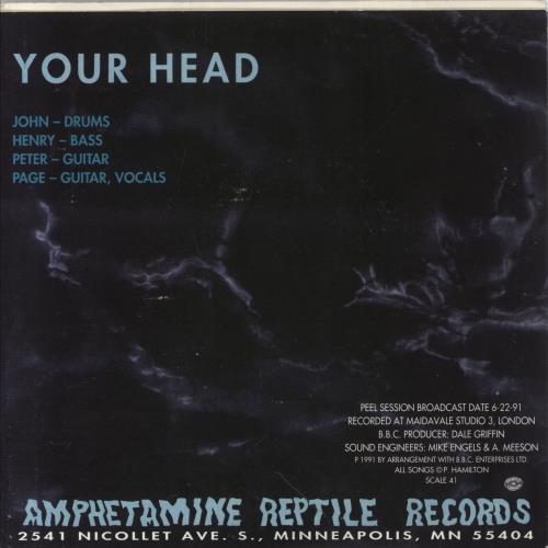 Helmet Unsung - Black Vinyl 7" vinyl single (7 inch record / 45) US HLM07UN852804