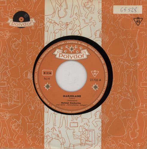 Helmut Zacharias Marjolaine 7" vinyl single (7 inch record / 45) Italian HLZ07MA755449