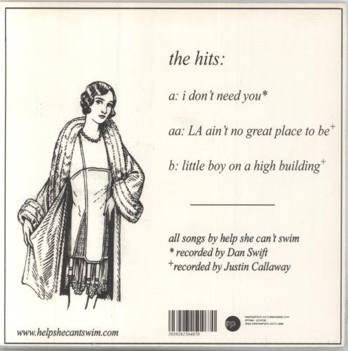 Help She Can't Swim I Don't Need You - Yellow vinyl 7" vinyl single (7 inch record / 45) UK HBH07ID415817