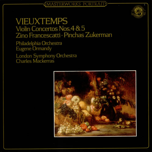 Henri Vieuxtemps Violin Concertos Nos. 4 & 5 vinyl LP album (LP record) UK HK8LPVI539896