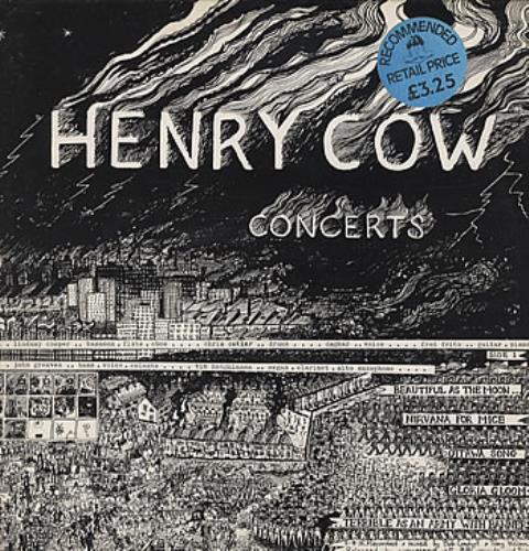 Henry Cow Concerts 2-LP vinyl record set (Double LP Album) UK HC12LCO303884