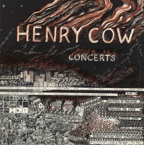 Henry Cow Concerts 2-LP vinyl record set (Double LP Album) Italian HC12LCO727098