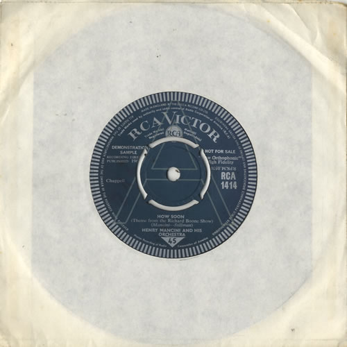 Henry Mancini How Soon 7" vinyl single (7 inch record / 45) UK MNC07HO474443