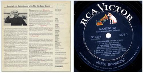 Henry Mancini Mancini '67 vinyl LP album (LP record) US MNCLPMA361747