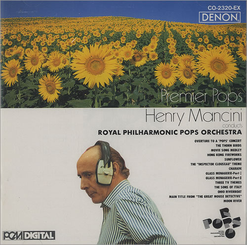 Henry Mancini Premier Pops CD album (CDLP) Japanese MNCCDPR487095