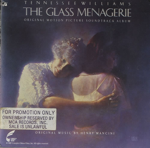 Henry Mancini The Glass Menagerie Soundtrack CD album (CDLP) US MNCCDTH490494