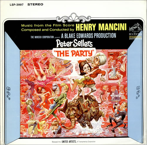 Henry Mancini The Party Soundtrack vinyl LP album (LP record) US MNCLPTH475645