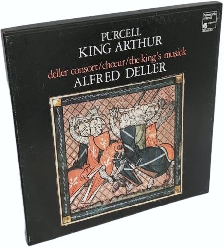 Henry Purcell King Arthur 2-LP vinyl record set (Double LP Album) French PZ52LKI769115