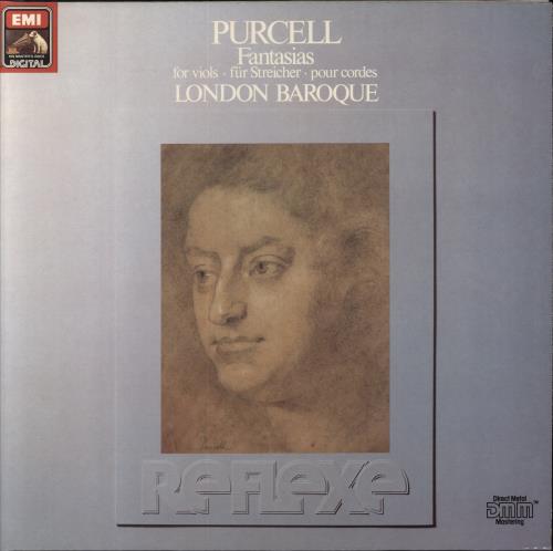 Henry Purcell Purcell: Fantasias For Viols vinyl LP album (LP record) German PZ5LPPU851121