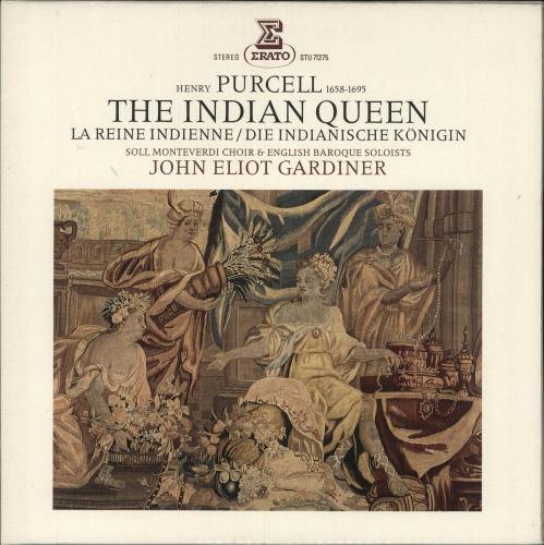 Henry Purcell The Indian Queen vinyl LP album (LP record) French PZ5LPTH743893