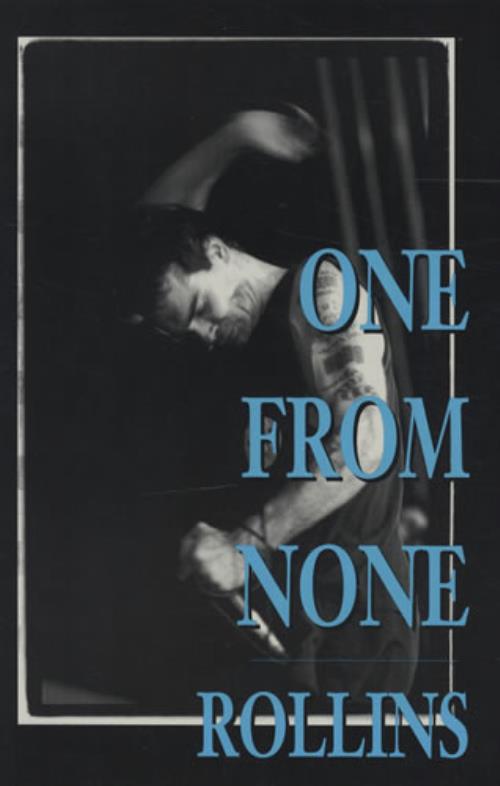 Henry Rollins One From None book US HRYBKON236040