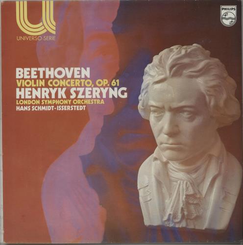 Henryk Szeryng Beethoven: Violin Concerto, Op.61 vinyl LP album (LP record) Dutch IHNLPBE671052