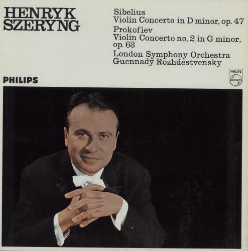 Henryk Szeryng Concerto For Violin And Orchestra / Concerto No. 2 For Violin And Orchestra vinyl LP album (LP record) UK IHNLPCO755263