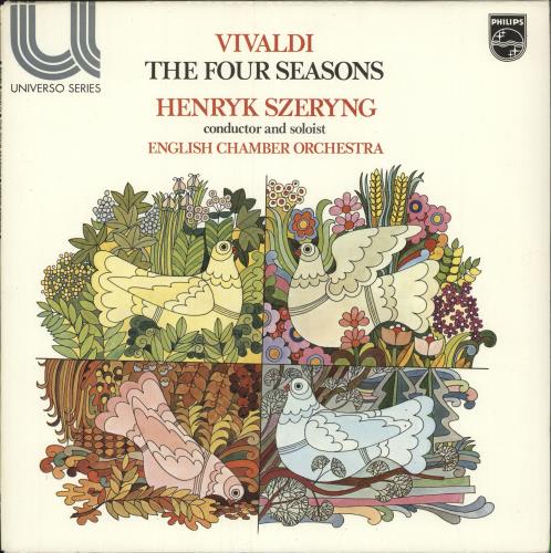Henryk Szeryng Vivaldi: The Four Seasons vinyl LP album (LP record) Dutch IHNLPVI558231