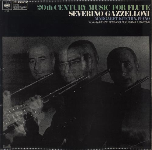 Henze 20th Century Music For Flute vinyl LP album (LP record) UK HFPLPTH767280