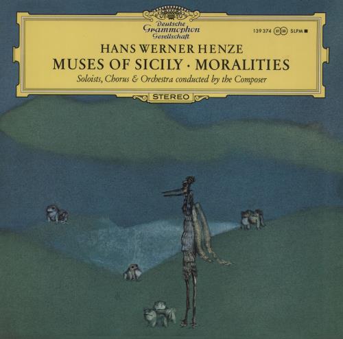 Henze Muses Of Sicily & Moralities vinyl LP album (LP record) German HFPLPMU761887