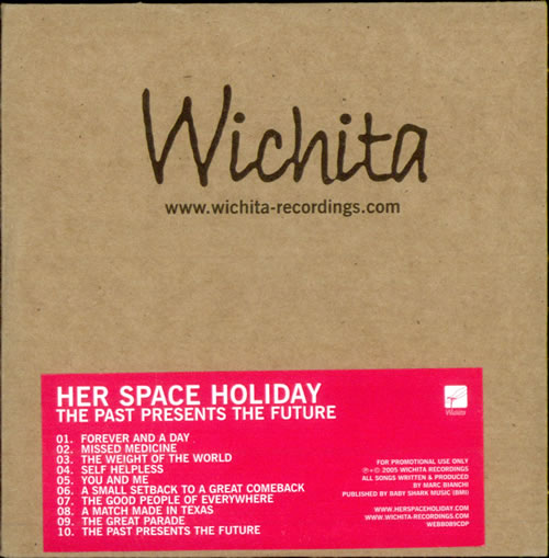 Her Space Holiday The Past Presents The Future CD album (CDLP) UK HSPCDTH517222