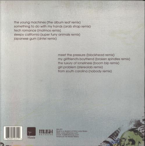 Her Space Holiday The Young Machines Remixed vinyl LP album (LP record) US HSPLPTH860416