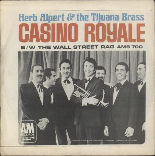 Herb Alpert Casino Royale - P/S 7" vinyl single (7 inch record / 45) UK HBA07CA208391